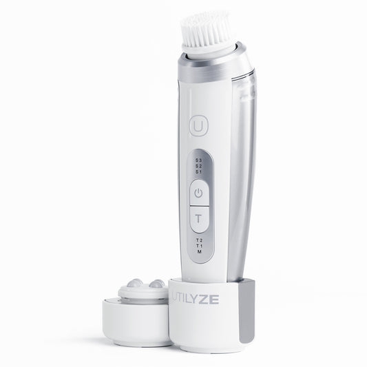 Utilyze Radiant Pro - Smart Sonic Facial Cleansing Brush & Anti-Aging Face Massage Device